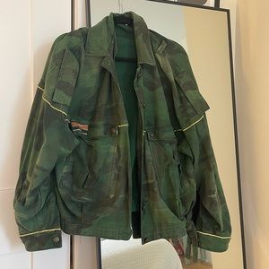 free people camo jacket